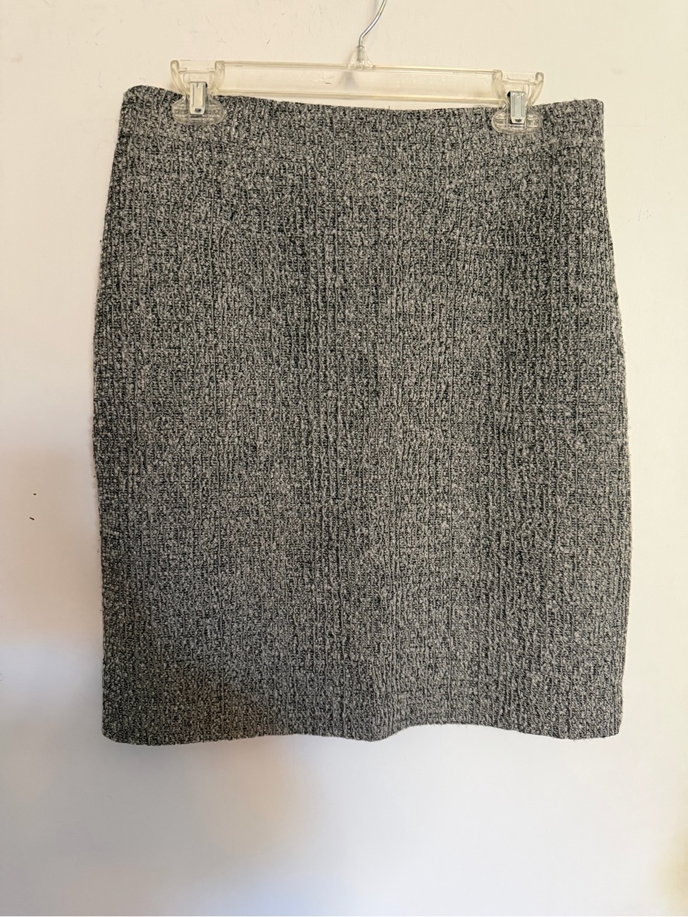 Ann Taylor Classic Gray Knit Pencil Skirt - Women's | 10